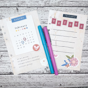 February Planner Pages