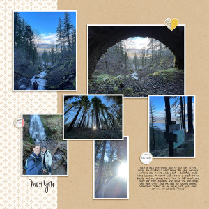 Wahkeena falls hike
