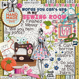 Sewing room