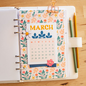 March Cover Page - Hybrid Planner