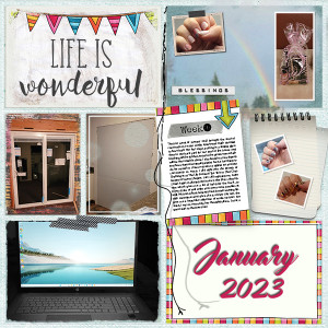 January 2023 Week 1 Pocket Page