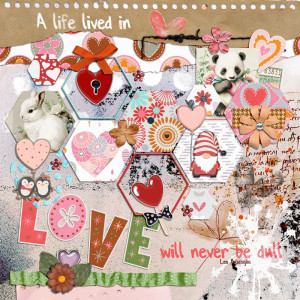 Love - February Week 4 Art Journal Muse