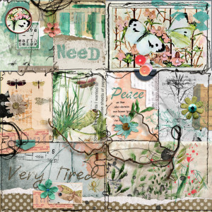 Need Peace - February Art Journal Muse Week 2
