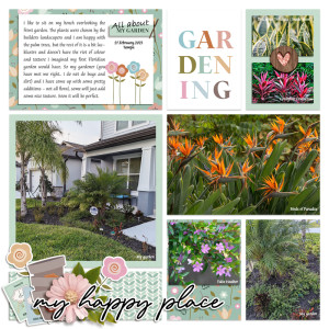 Designed by Soco - BYOC March 2023 - Happy Garden