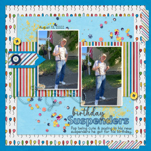 Birthday Suspenders