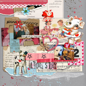 Love Story - March Art Journal Muse Week 2