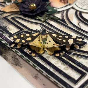 Strong (close up embossed butterfly)