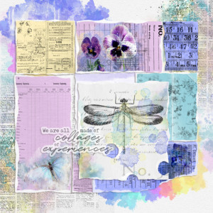 Art Journal challenge - March - Week 2 - Collages