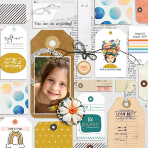 You can do anything! Scrap Gals Make It March Day 25- Tag, You're It! Challenge