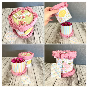 Cake candy box - hybrid - details