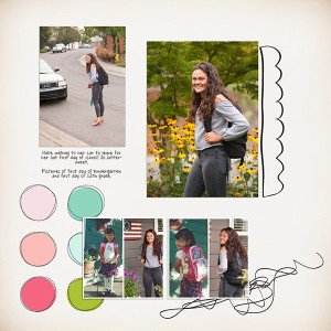 Halle's Last First Day Of School