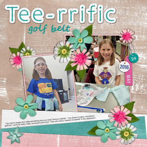 Tee-rrific Golf Belt