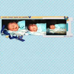 Very First Nap at Home