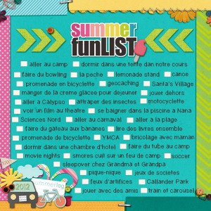 Summer Fun List 2012