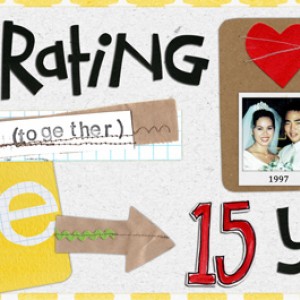 15th Anniversary Travel Envelope