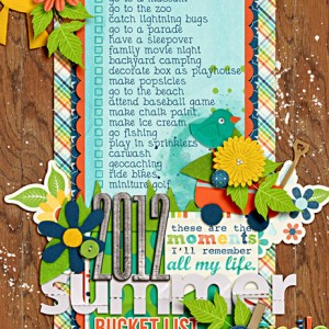 2012 Summer Bucket List