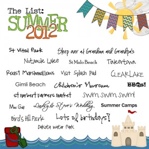 The List: Summer 2012