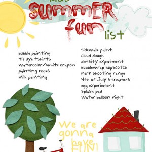 kids summer fun list