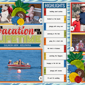 Our Vacation (double page)