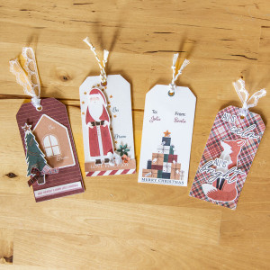 Hybrid Christmas Tags