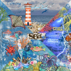 The Sea - July Art Journal Muse
