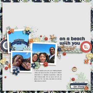 on a beach with you