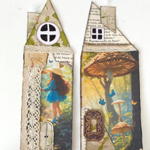 Junk Journal houses
