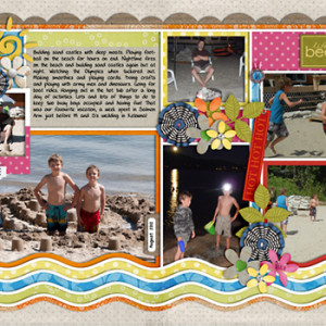 Life's A Beach (double page)