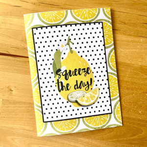 Squeeze The Day card (hybrid)