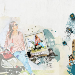 girl and bike