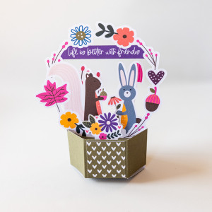 Friendship Pop-up Card (hybrid)