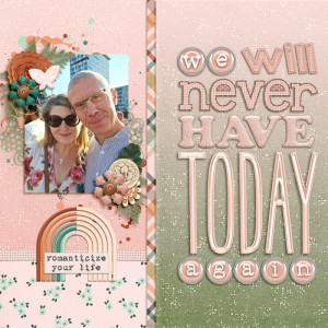 We will never have today again