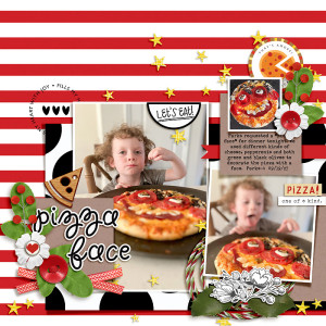 pizza face