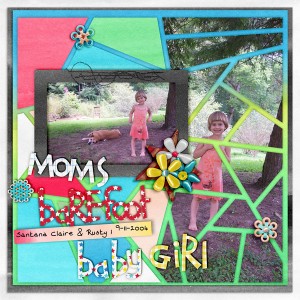 Moms Barefoot Baby Girl