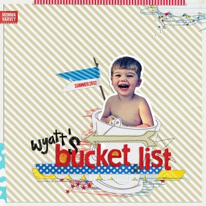 Wyatt's Summer Bucket List - Mini Book - Cover