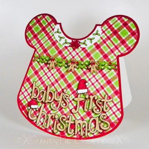 Baby's First Christmas card