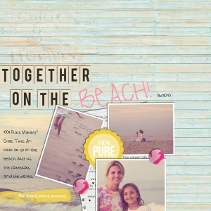 together on the beach