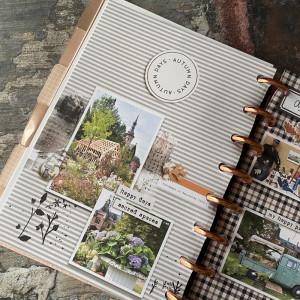 Hybrid printed page - left