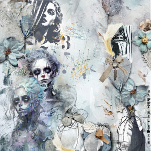 blue halloween