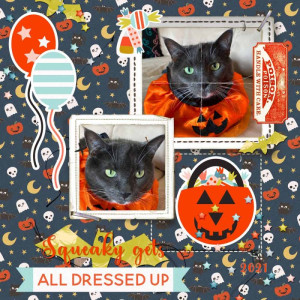 Squeaky Gets Dressed Up