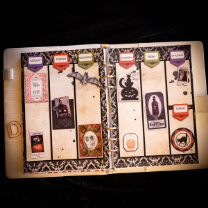 October Creepy Planner