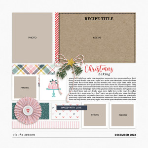 Foundation Page: Christmas Baking