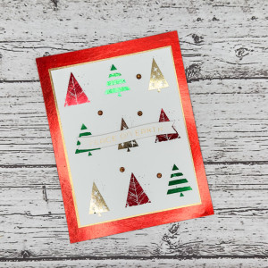 Foiled Christmas Card
