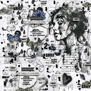 Rachel Jefferies-November 2023-Mixed Media Challenge-My Grief Is Palpable
