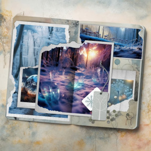 Winter Fantasy Junk Journal