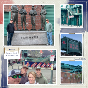 2023 Boston Trip Bucket List