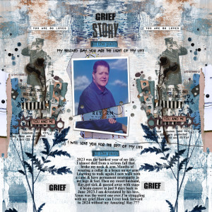 Rachel Jefferies-December 2023-Mixed Media Challenge-Grief Story