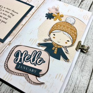 Hello January - hybrid close up