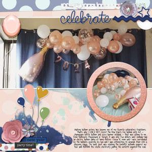 New Year's balloons