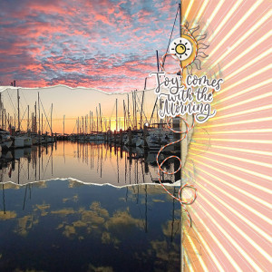 1-5-24 Torn Photos Collage - Sunrises In The Marina